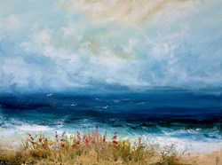 Searching by Hudson Parkin - Original Painting on Box Canvas sized 39x30 inches. Available from Whitewall Galleries